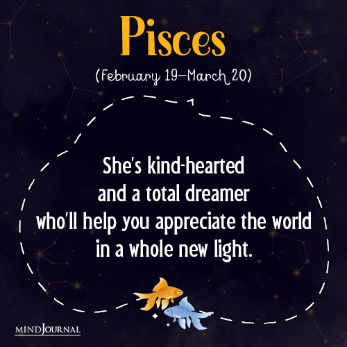 Pisces Shes kind hearted