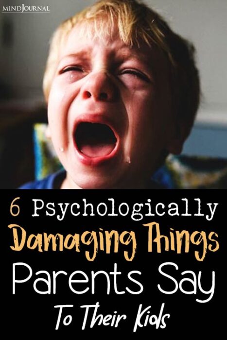 mean things parents say to kids
