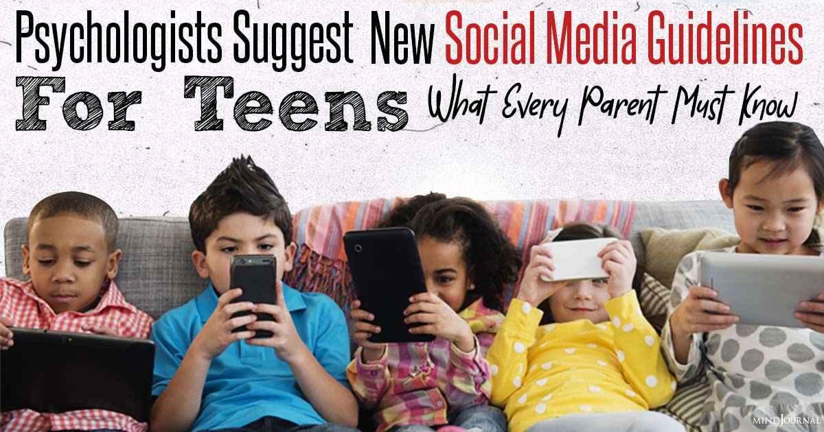 Balanced Digital Future: APA’s Guidelines On Screen Time And Social Media Literacy Training For Teens