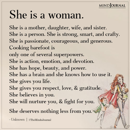 She Is A Woman