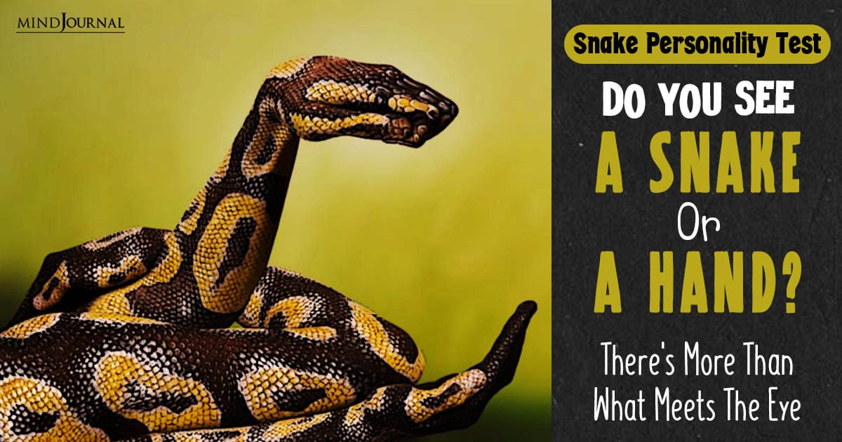 Snake Personality Test: Do You See a Snake or a Hand?