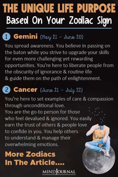 The Unique Life Purpose Of Each Zodiac Sign