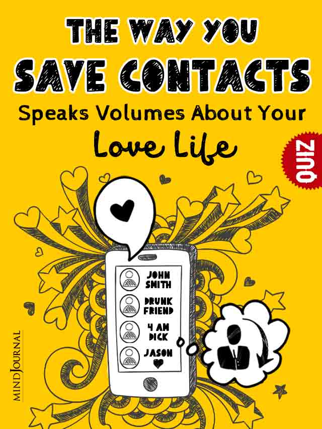 The Way You Save Contacts Speaks Volumes About Your Romantic Journey