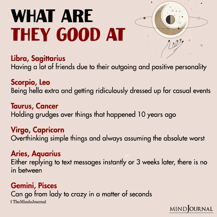 What Are The Zodiac Signs Good At