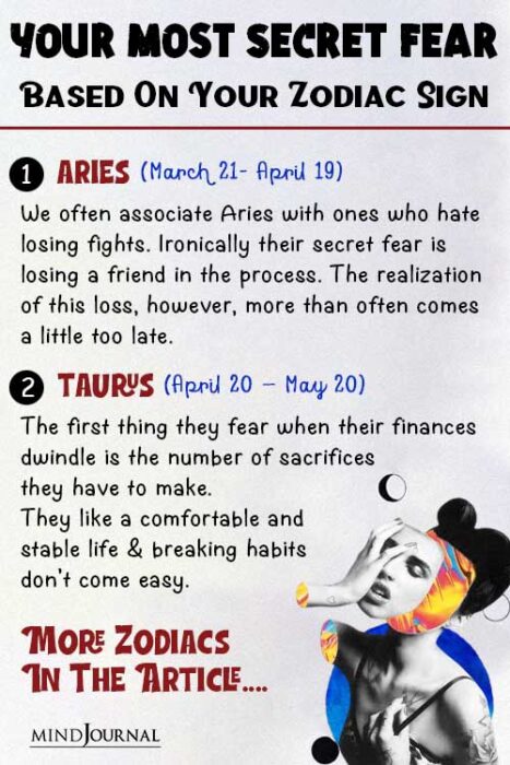 Your Most Secret Fear Based On Your Zodiac