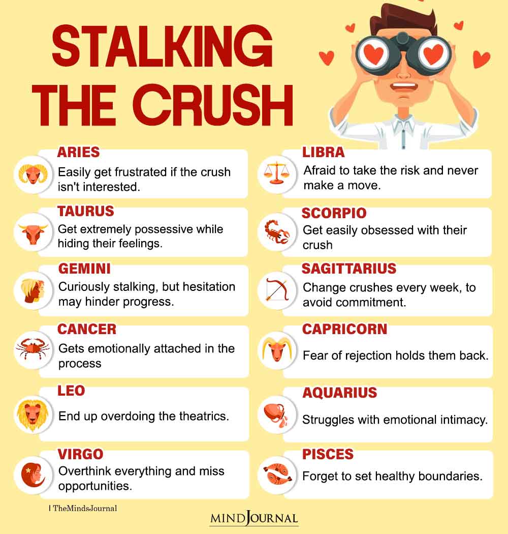 Zodiac Signs Way Of Stalking The Crush