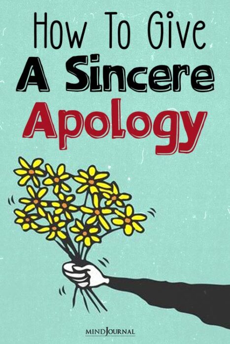 how to make a sincere apology