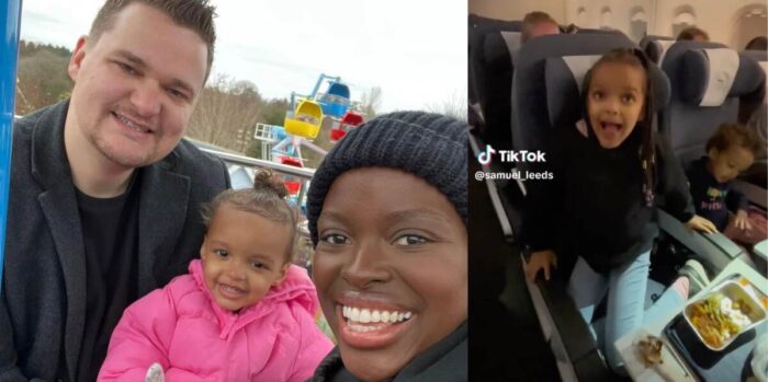 Dad leaves his kids in coach while They traveled in first class