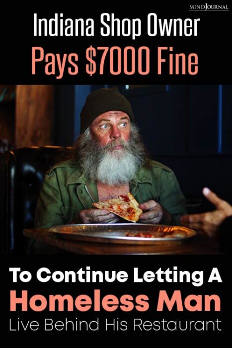 pizza owner risks fine to help homeless