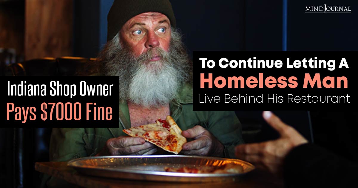 Pizza Owner Risks Fine To Help Homeless; Pays The Hefty Amount Of $7000 For Setting An Example Of Humanity