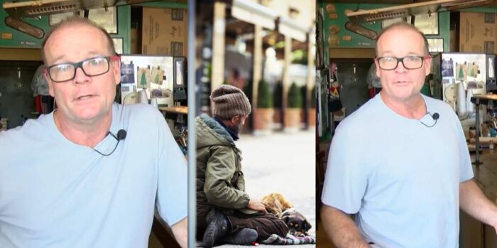 Pizza owner risks fine to help homeless men