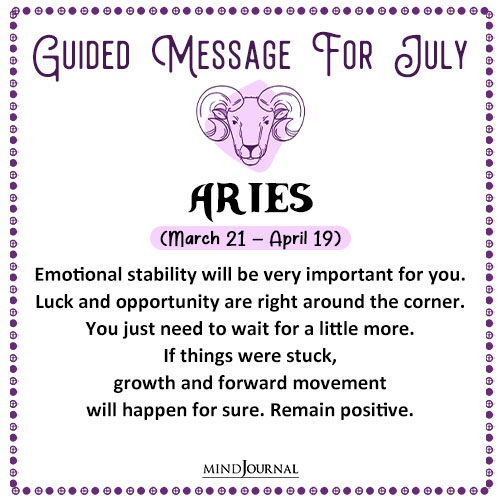 Aries Emotional stability