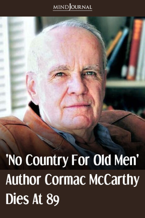 Cormac Mccarthy dead
