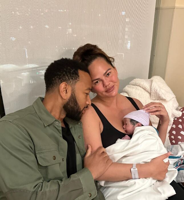 John Legend and Chrissy Teigen welcome a surrogate child