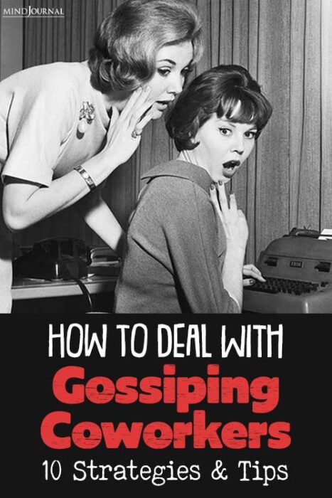 dealing with gossipy coworkers