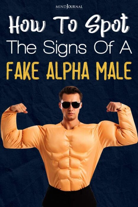 fake alpha male