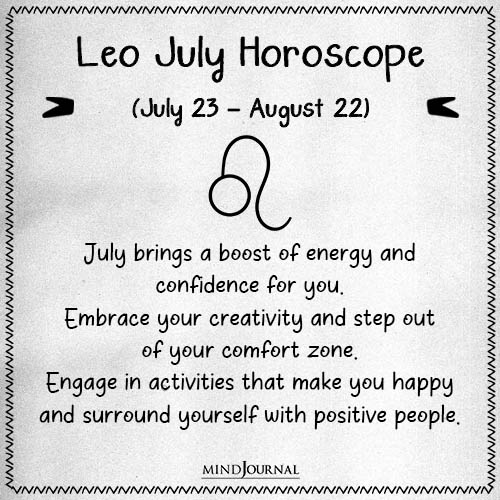 Leo July brings a boost of energy