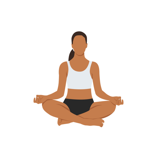 For enhancing Fertility through Yoga try Lotus pose
