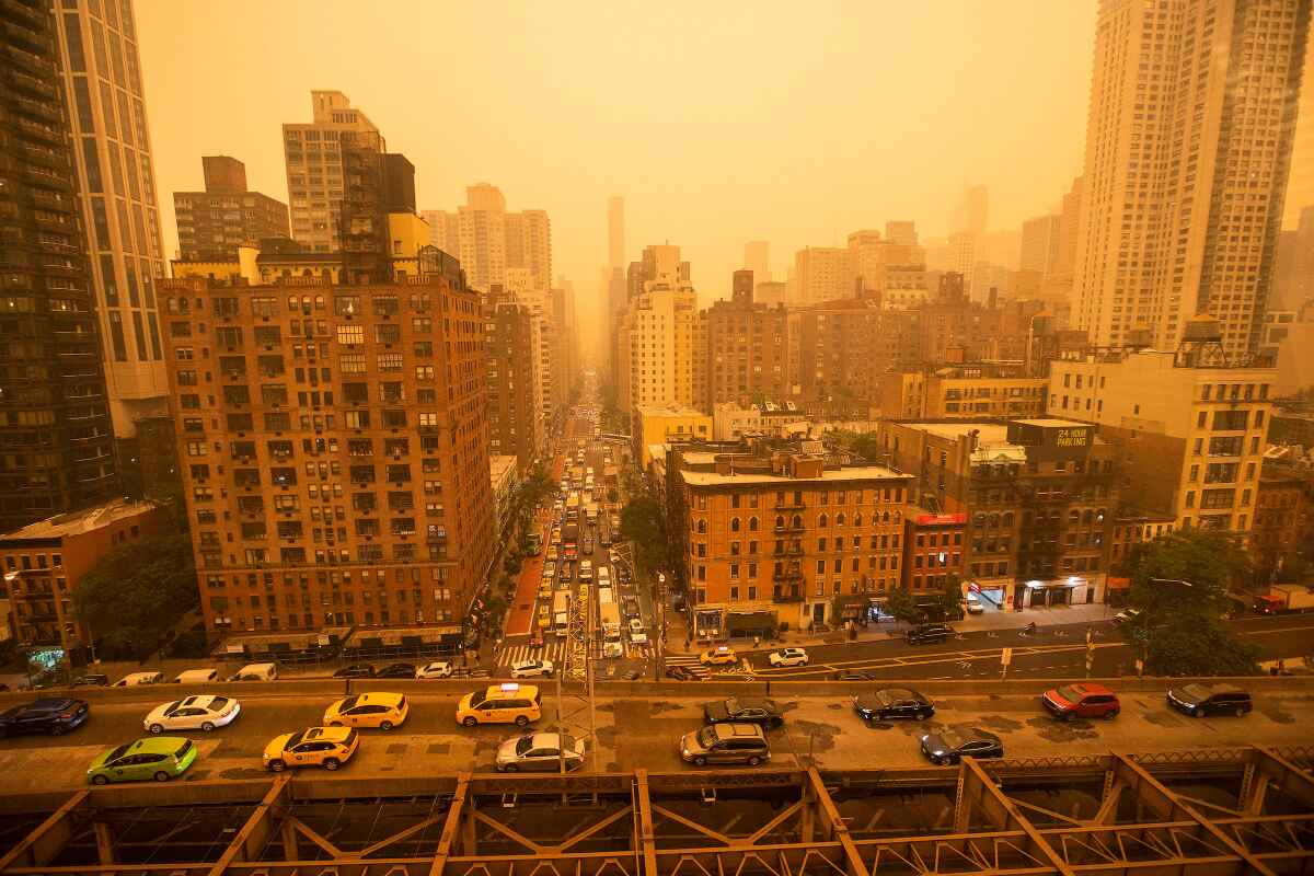 Bad Air Quality In Nyc Due To Canada Wildfire Smoke 2023 3443