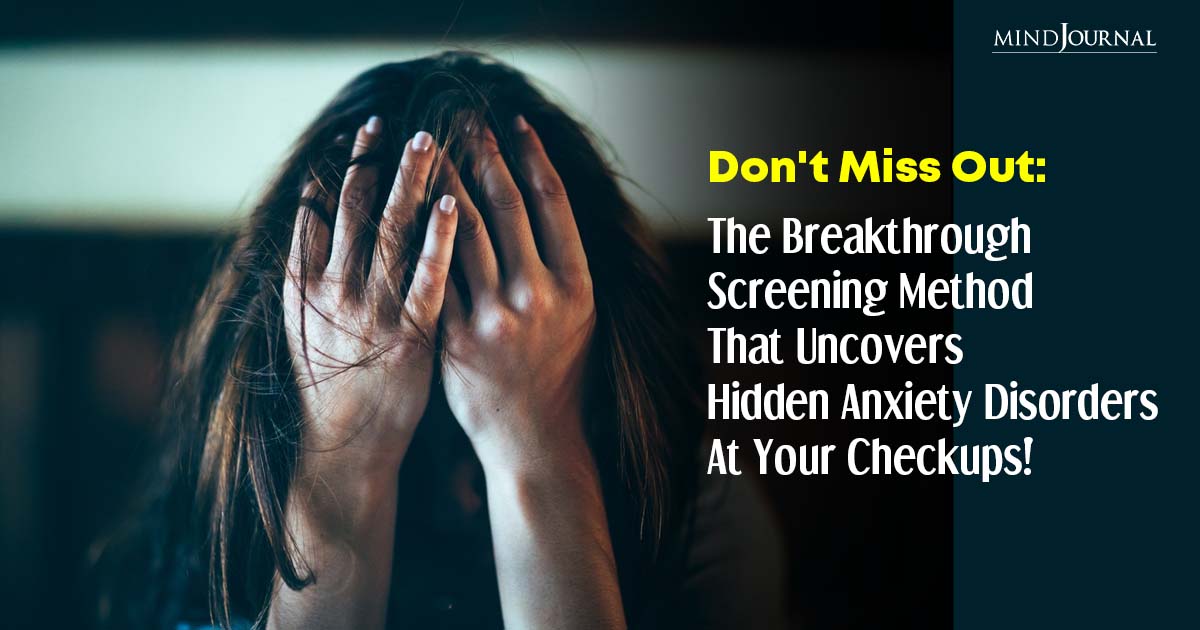 Anxiety Screening During Checkups For Mental-Health Crisis