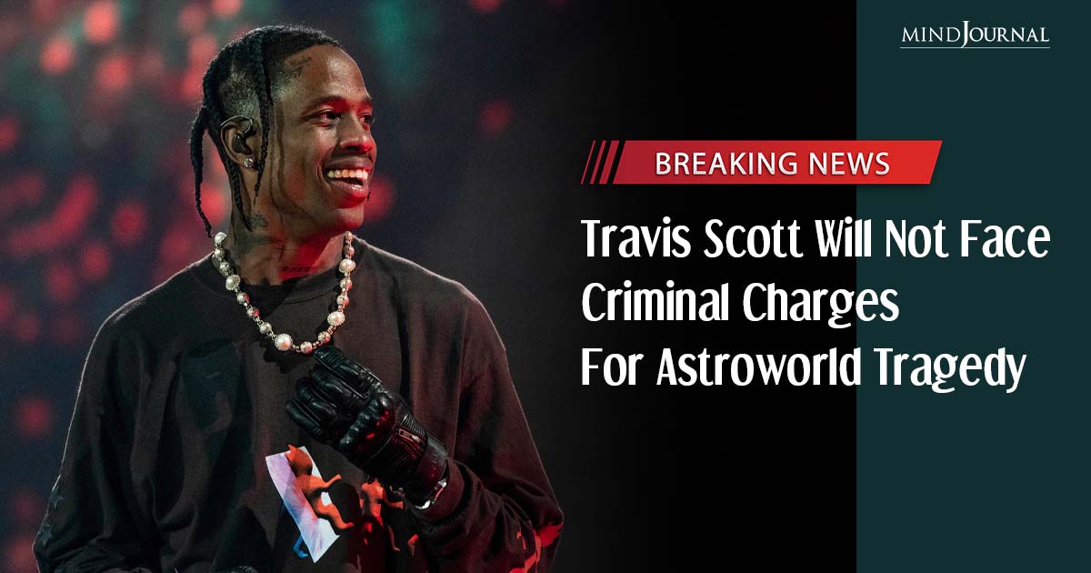 Rapper Travis Scott Will Not Face Criminal Charges Over Astroworld Crowd Surge