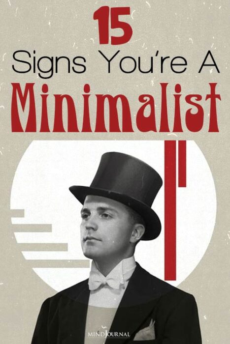 signs you might be a minimalist