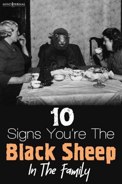 signs and symptoms of a black sheep in the family