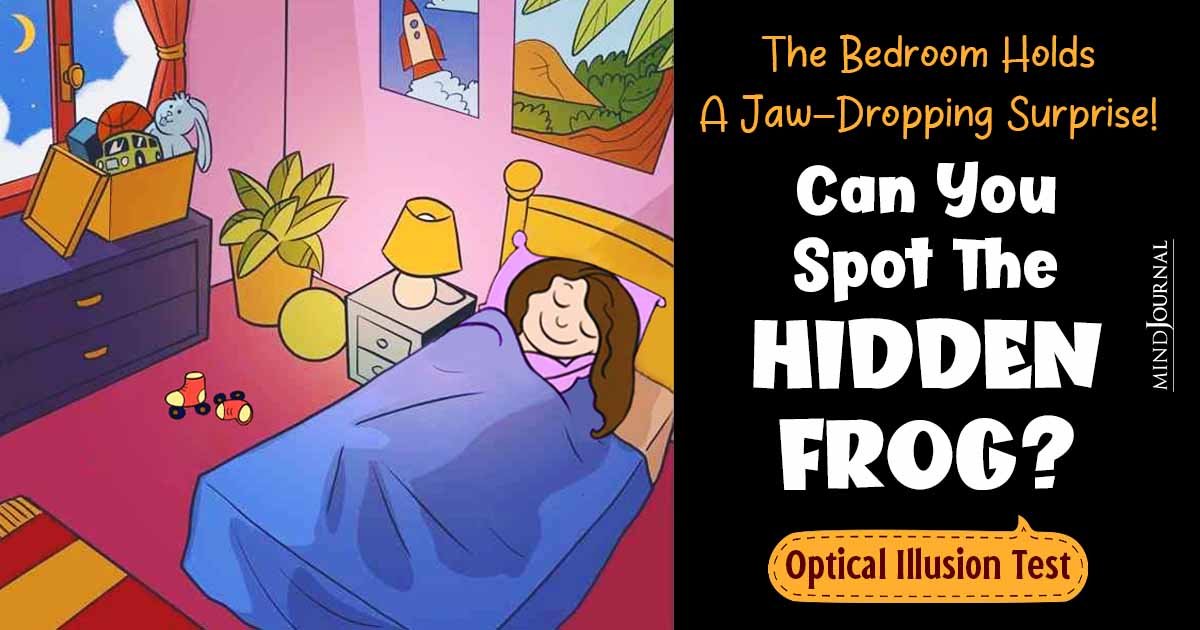 Spot A Frog In The Bedroom: 5-Sec Fun Optical Illusion Test