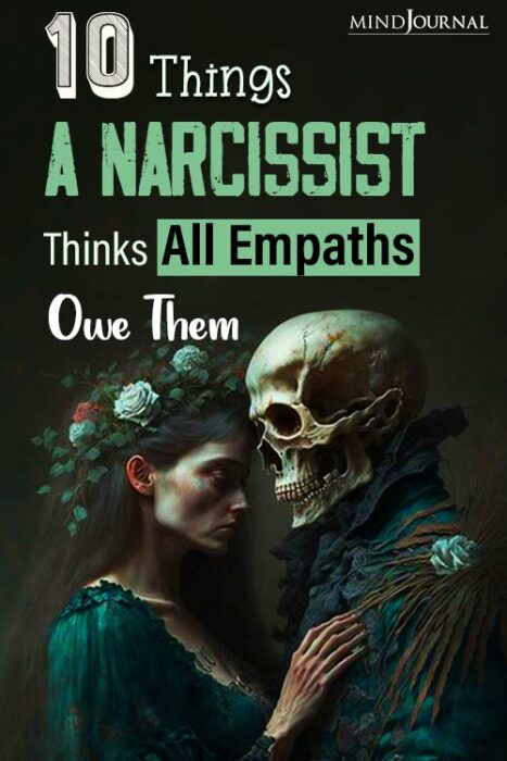 things a narcissist believes