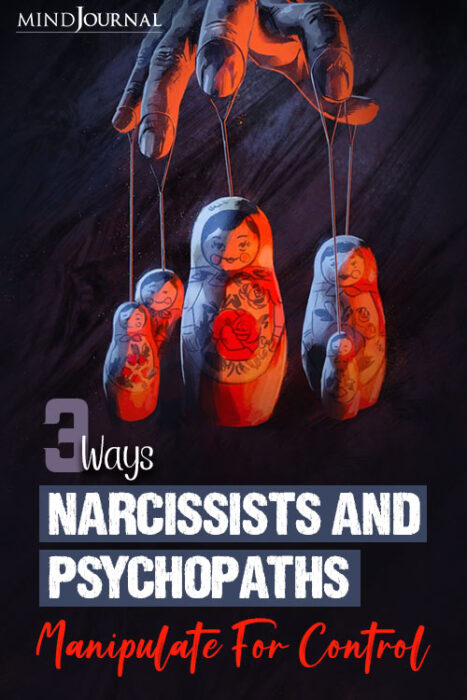 narcissists and psychopaths manipulate