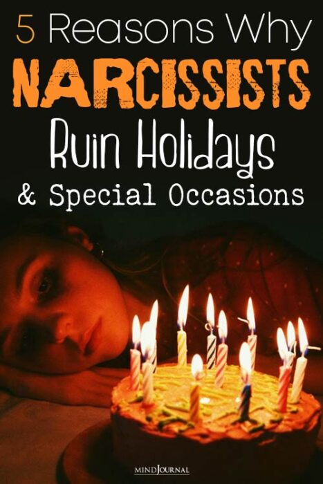 narcissists ruin special occasions