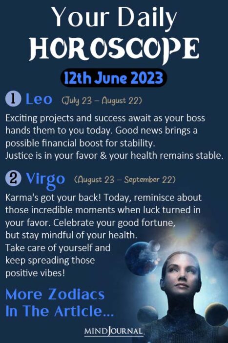 Your Daily Horoscope 12th June 2023 detail pin