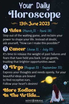 Your Free Daily Horoscope Today: 13th June