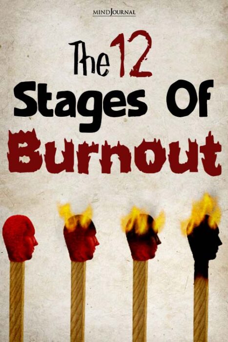 the 12 stages of burnout