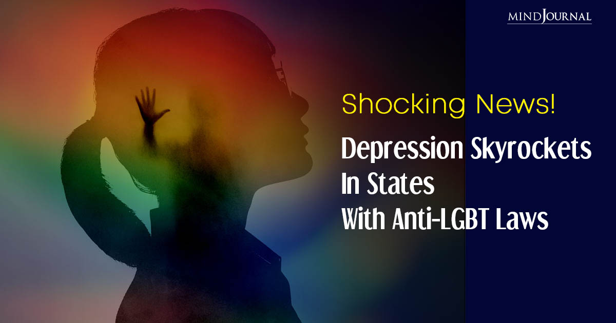 Rise Of Depression In Minority Youth in Anti-LGBT Law States