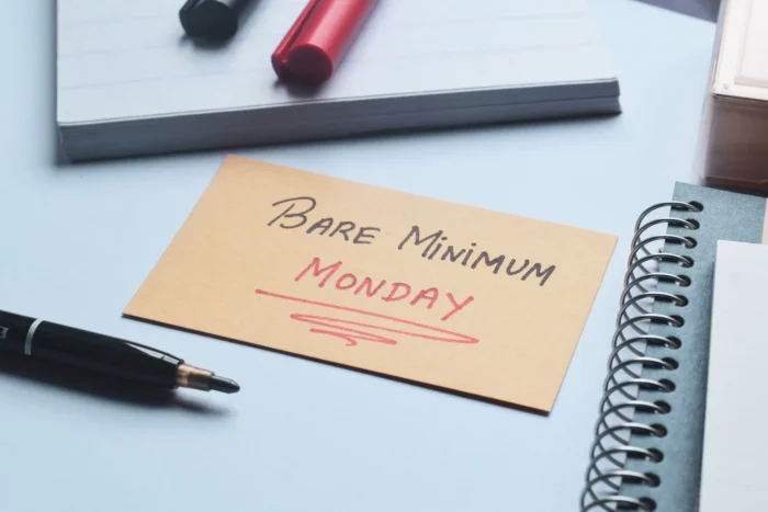 Bare Minimum Monday