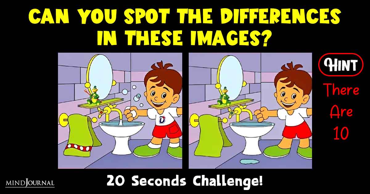 Can You Find 10 Differences Between Two Identical Pictures? Only A Few People Can Spot Them All In 20 Seconds!