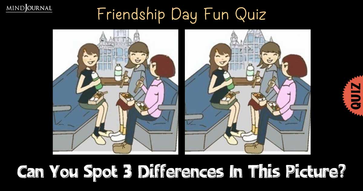 Friendship Day Fun Quiz: Spot The Difference In Three Friends Picture, Only Few Can Solve This Fun Quiz