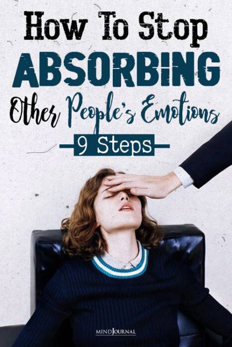how to stop absorbing other people's energy