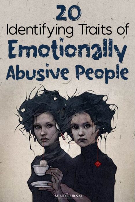 traits of emotionally abusive people