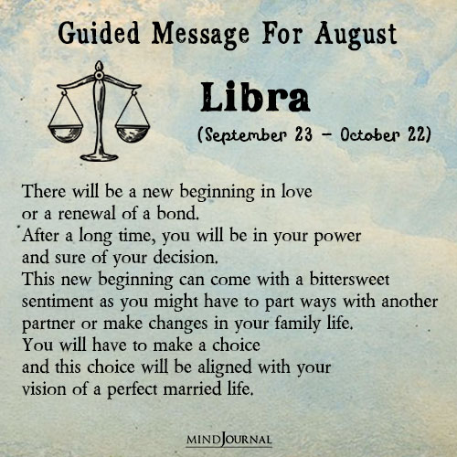 Libra There will be a new beginning in love