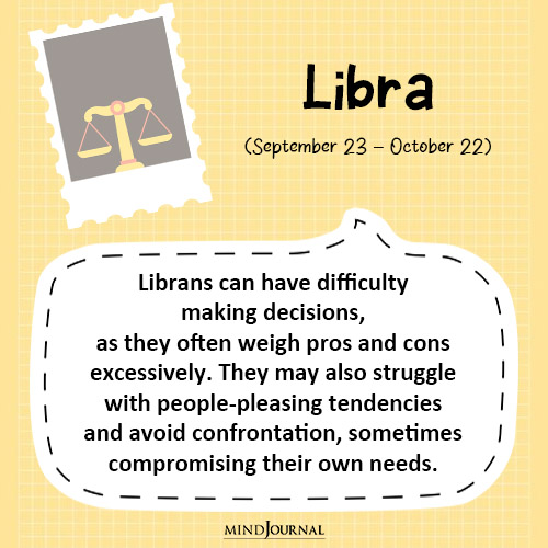 Librans can have difficulty