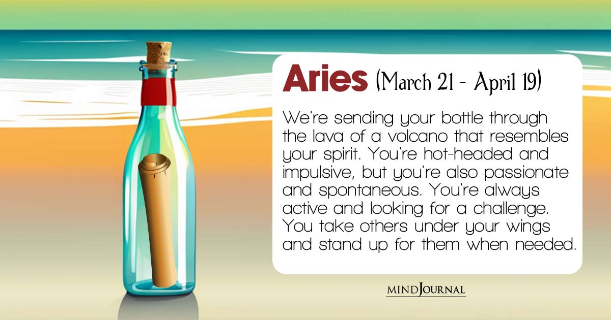 “Message in a Bottle”: Sweet Notes For The 12 Zodiac Signs To Make Your Day