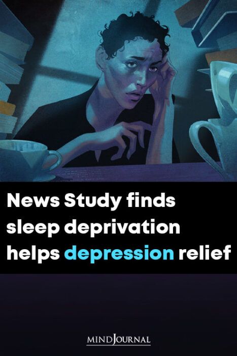 sleep deprivation helps depression