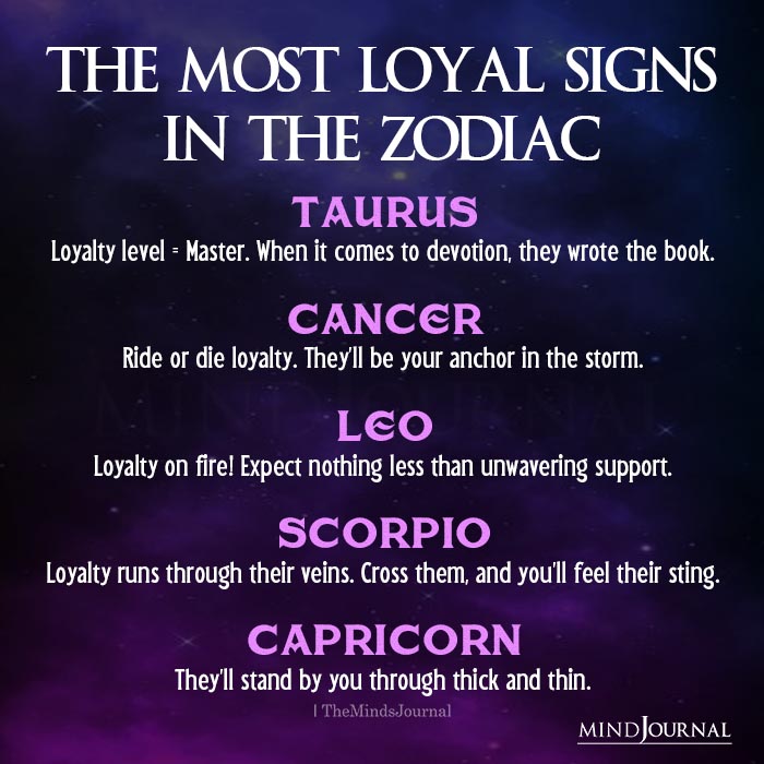 The Most Loyal Signs In The Zodiac - Zodiac Memes