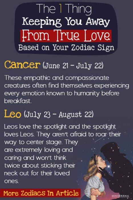 Keeping zodiacs away from love