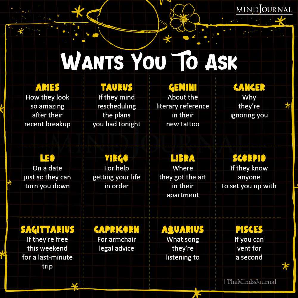 which zodiac sign asks the most questions