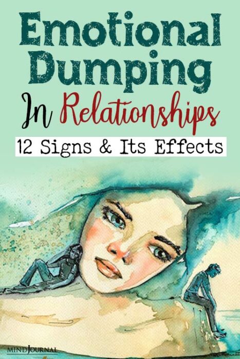 emotional dumping in relationships pin