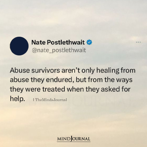 Abuse Survivors Arent Only Healing From Abuse