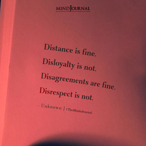 Distance Is Fine